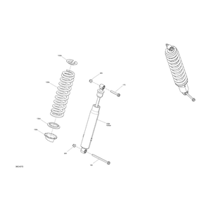 Can-Am - Deep Black, Compression Spring - 706005071