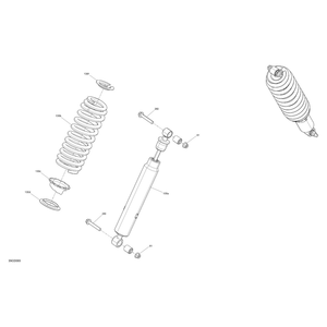 Can-Am - Deep Black, Compression Spring - 706205274