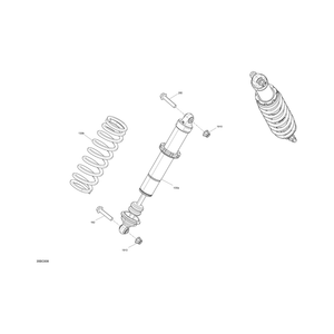 Can-Am - Deep Black, Compression Spring - 706205402