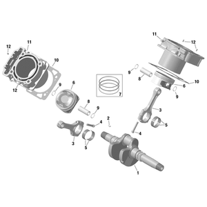 Can-Am - Piston Assy, 90.958 mm - 420685714