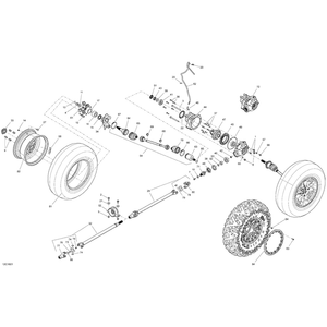 Can-Am - Black Front Rim - 705401563