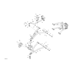 Can-Am - Manta Green, LH Upper Suspension Arm - 706204059