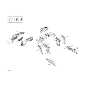 Can-Am - LH Headlamp Structure - 705011319