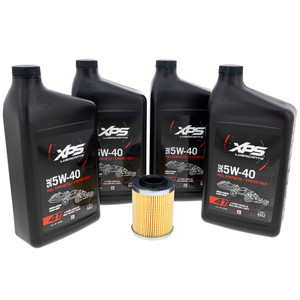 Can-Am 9779489 BRP 4T 5W-40 Full Synthetic Oil Change Kit Rotax 900 ACE