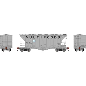 Athearn - HO GEN GATC 2600 Airslide Covered Hopper- Intermediate, GACX 'Multifoods' #46042 - G-3176