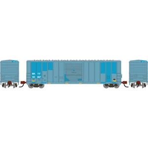 Athearn - N ATH 50' FMC 5347 Single Door Box Car, Primed For Grime BKTY #151087 - 3677