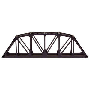 Atlas Model Railroad - HO KIT Code 83 18 Through Truss Bridge, Black - 593