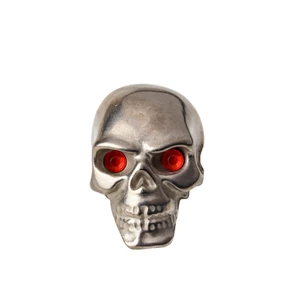 Bsa - Boy Scouts - Tungsten Skull Weight, With 2 Red Jewel Bead Eyes Easy to Install, Weighs 0.304 oz. - 622562