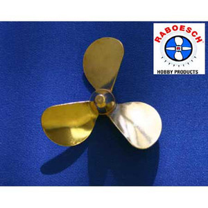 Dumas Products - Brass 3-Blade Prop,2 Left - 3113