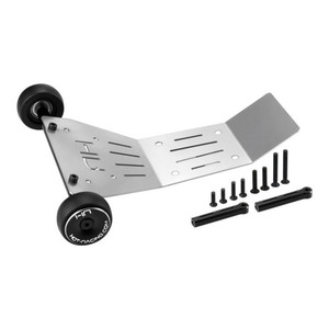 Hot Racing - HD Bearing Rear Skid Plate and Wheelie Bar - Arrma 1:10 2WD - GRR133Q