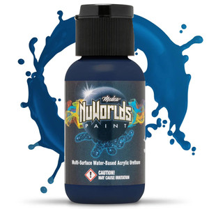 Iwata Airbrushes - Code Blue 1 oz - NuWorlds Paint - MNW441