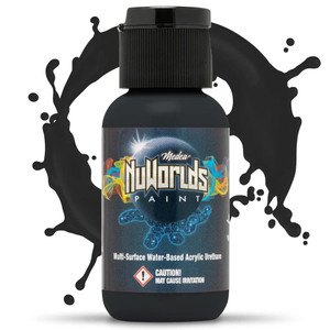 Iwata Airbrushes - Zenith Black 1 oz - NuWorlds Paint - MNW781