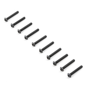 Losi - Button Head Screws, M4 x 25mm STL (10) - 3925