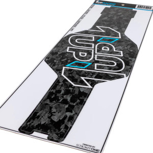 1UP Racing - Forged Carbon Look Chassis Skin - AE RC10 Tub Chassis - 3000
