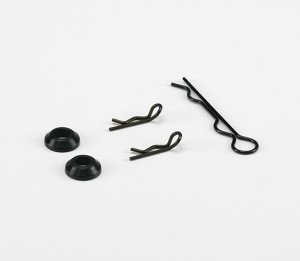 Carisma - Mini 4XS Rear Wing Hold Down with Clips - 16759