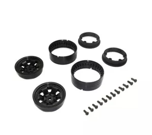 Kyosho - Bead-lock Wheel 1.9" Spoke Black (KC10/2pcs) - CLH002BK