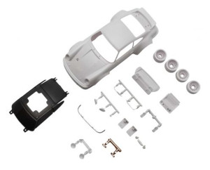 Kyosho - Porsche 934 RSR White Body Set with Rims - MZN238