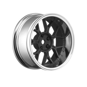 Louise R/C - 14 Spoke Matte Black 1/10 Drift Wheel, 2, 4, 6, 8mm - LNHA562