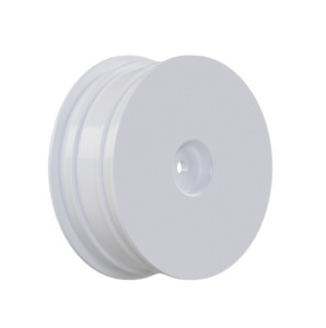 Raw Speed - 2.2" 1/10 2WD Front Wheels (White) (2) (B6/RB6) - 150502W