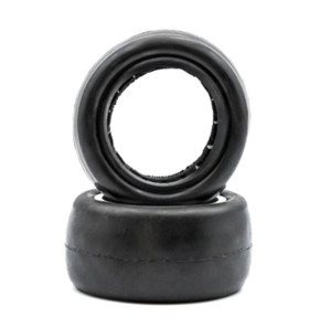 Raw Speed - Slick - 2.2" Rear Buggy Tires w/ Inserts, Green, Yellow - 161101RAB