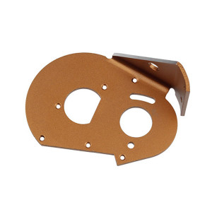 Team Associated - RC10 Motor Plate / Cut, Bronze - 6726
