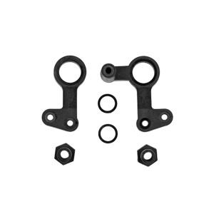 Team Associated - RC10WC Bellcranks, Black - 6400