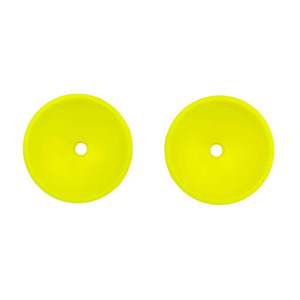 Team Associated - Truck Front Wheels, Yellow - 7862