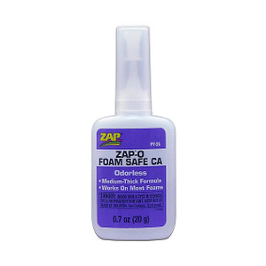 ZAP Glue - Zap-O Foam Safe CA 20-gram Bottle - PT-25