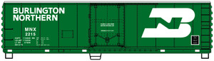 Accurail - HO 40'Plug Door Steel Reefer Burlington - 8529