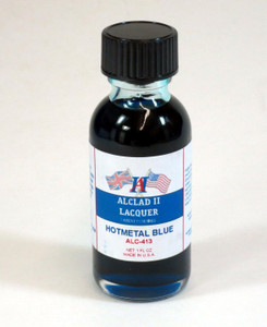 Alclad - 1oz Bottle Hot Metal Blue Lacquer (12) - 413