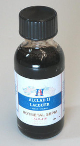 Alclad - 1oz Bottle Hot Metal Sepia Lacquer (12) - 416