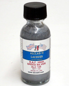 Alclad - 1oz Bottle RAF High Speed Silver  (12) - 125