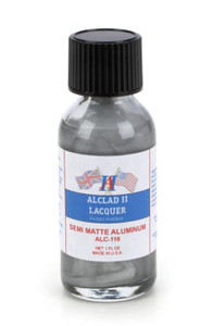 Alclad - 1oz Bottle Semi-Matte Aluminum Lacq (12) - 116
