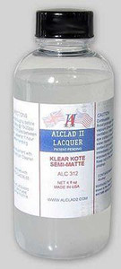 Alclad - 4oz Bottle Clear Coat Semi-Matte (6) - 312