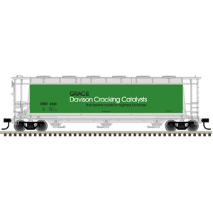 Atlas Model Railroad Co. - HO 3 Bay Cylindrical Hopper CRDX #4512 - 20008210