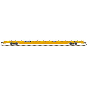 Atlas Model Railroad Co. - HO F89J Flatcar MTTX Yellow #601679 - 20008197