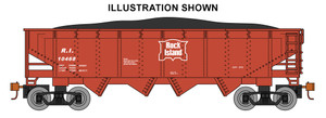 Bachmann - HO 40'Quad Hopper Rock Island #10468 - 17608