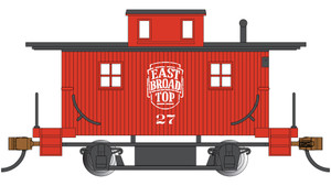 Bachmann - HO Bobber Caboose East Broad Top #27 - 18411