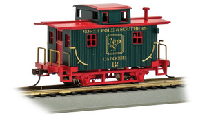 Bachmann - HO Bobber Caboose North Pole & Southern - 18410