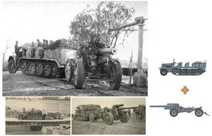 DML Military Kits - SdKfz.7 Halftrack + s.FH.18 - 6918