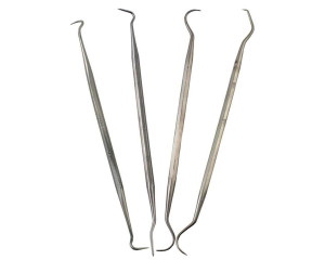 ENK - 4pc Dental Pick Assortment, Carded - 3504