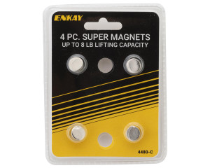 ENK - 8 Pound Magnet,4pcs, Carded - 4480