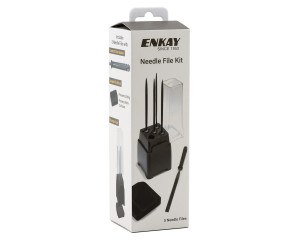ENK - Needle File Set w/File Block - 8011