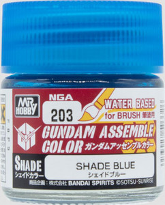 Gunze Sangyo Paints - Shade Blue   Gnz Assemble Color 6pk - NGA203