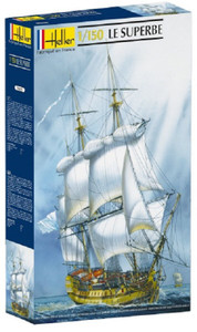 Heller Models - SUPERBE 74-GUN SHIP 1782 1:150 - 80895