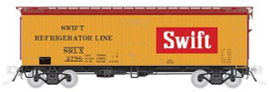 Rapido Trains - Ho GA 37'Meat Reefer Swift Red Block Sin - 121060A