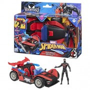Hasbro Inc - Spider-Man Vehicles - VenomVersus - Epic World Of Action - 4" Miles Morales Remix Blast Racer - 5L00