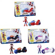 Hasbro Inc - Spidey And His Amazing Friends Vehicles - Motorcycle w/ Figure Assortment - 5L00