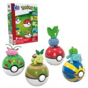 Mattel - Mega Building Sets - Pokemon - Grass-Type Trainer Team