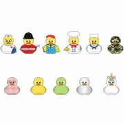 Monogram International - 3D Foam Collectible Bag Clips - Yellow Ducks - S01 - 24pc Blind Bag Display